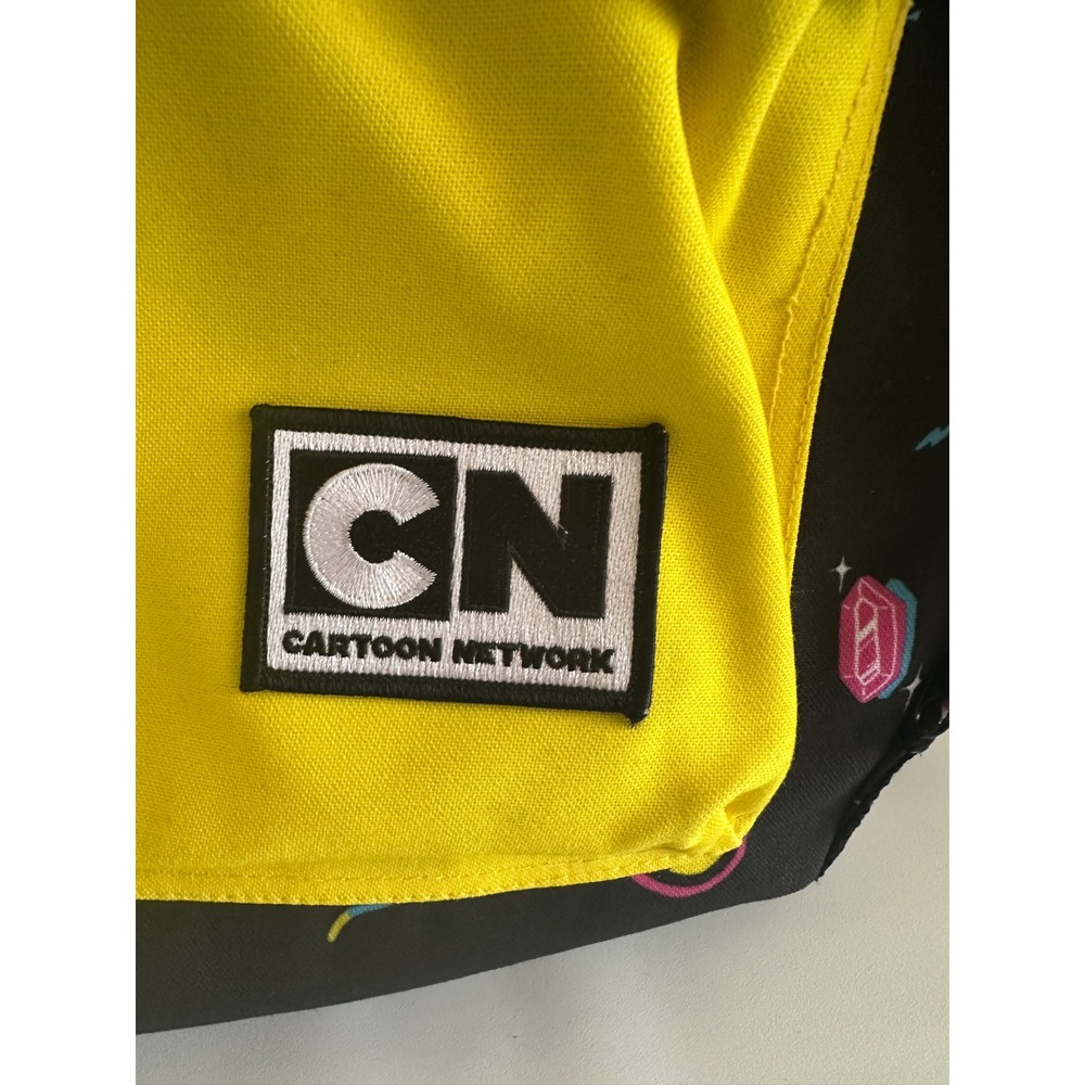 Cartoon Network Powerpuff Girls Backpack Black Yellow Patterned Kids School Bag - Picture 2 of 12